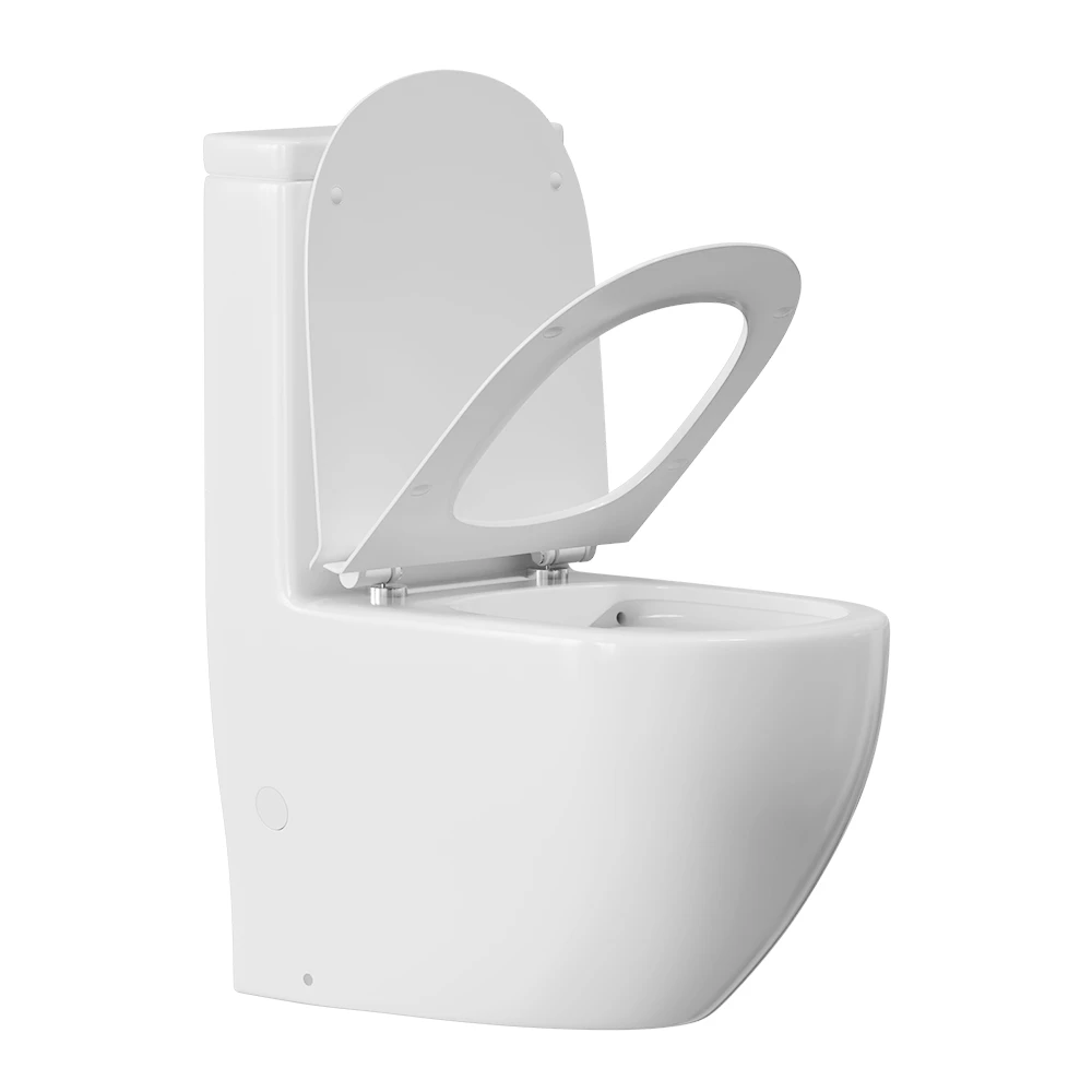 WC KOMPAKT toaleta jednoczęściowa, bezrentowa misa - JASPER - LEYDEN