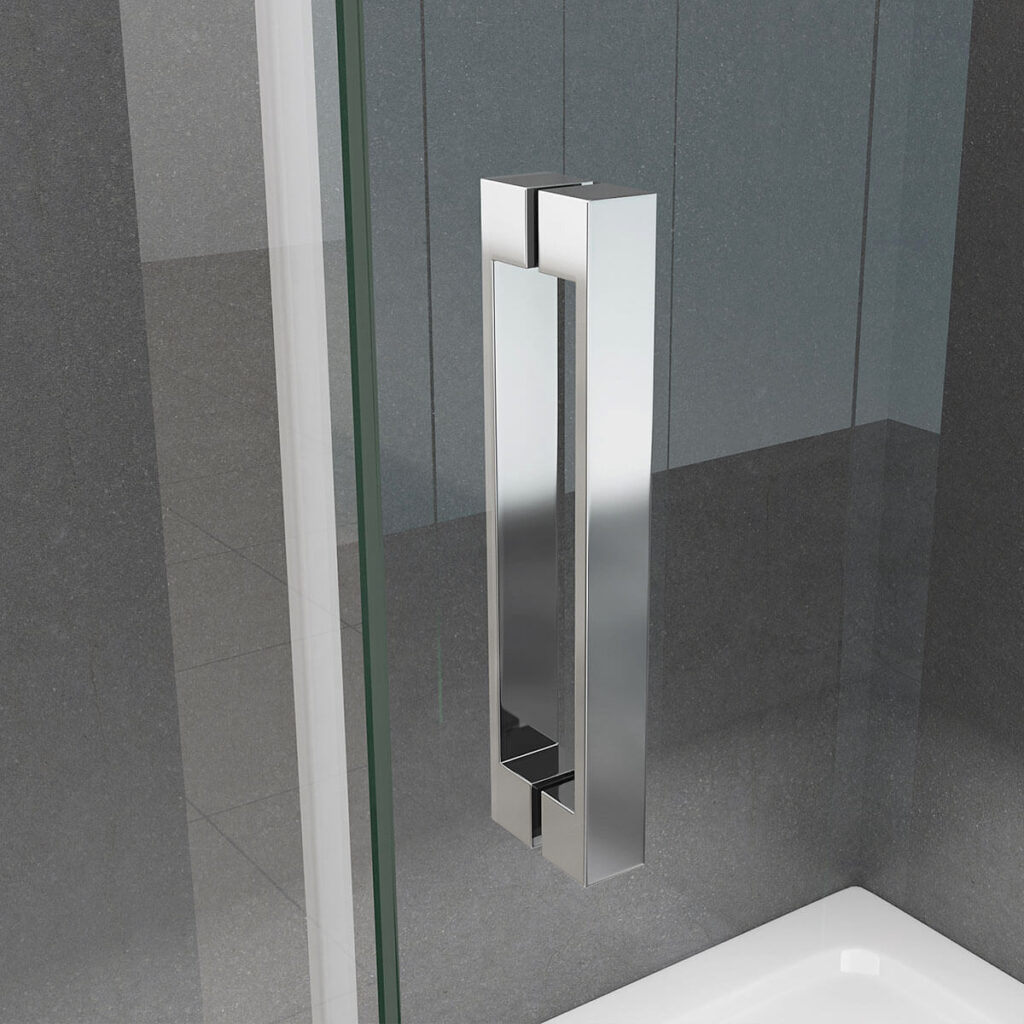 Drzwi prysznicowe przesuwne DSV250 - LEYDEN  - cichy domyk