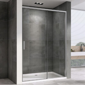 Drzwi prysznicowe przesuwne DSV250 - LEYDEN  - cichy domyk