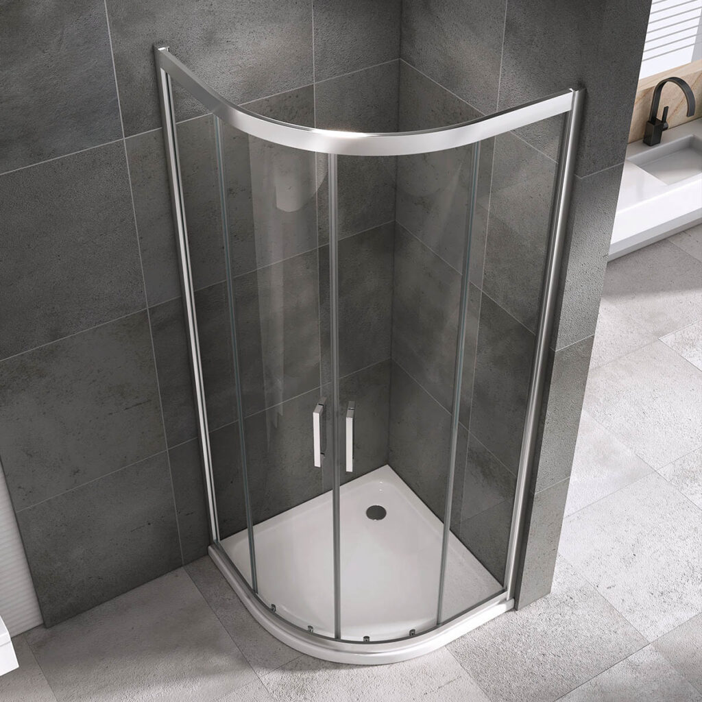 Kabina prysznicowa półokrągła przesuwna DS600 - LEYDEN
