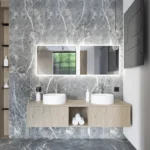 Lustro łazienkowe LED antypara - 60 x 80 cm - MC 15